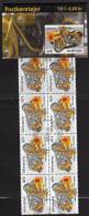 DENMARK 2002 Postal Vehicles 40Kr And 55Kr Booklets S124-25 With Cancelled Stamps. Michel 1312, 13MH, SG SB224-25 - Booklets