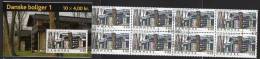 DENMARK 2002 Domestic Architecture Booklet S124-26 With Cancelled Stamps. Michel 1321MH, SG SB227 - Cuadernillos