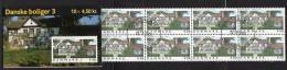 DENMARK 2004  Domestic Architecture Booklet S135 With Cancelled Stamps. Michel 1361MH, SG SB237 - Carnets