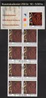 DENMARK 2004 Academy Of Art Booklet S137 With Cancelled Stamps. Michel 1368MH, SG SB238 - Markenheftchen