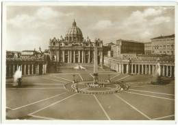 Italy, Roma, Rome, Piazza E Basilica Di S. PIetro, Unused RP Postcard [13472] - San Pietro