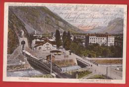 Y0367 Vernayaz, Ligne Chemin De Fer Martigny-Chamonix, Train ,Grand Hotel. Cachet 1909. No 3234 - Martigny