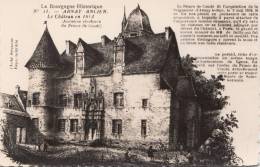 BR51111 Arnay Ancien Le Chateau Bourgogne      2 Scans - Arnay Le Duc