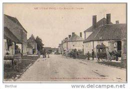 89 NEUVY SAUTOUR - La Route De Troyes - Neuvy Sautour