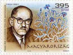 HUNGARY-2013.Miklos Ujvarosi Botanist And Cornflower(flower) MNH!! New! - Unused Stamps