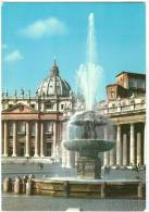 Italy, Rome, Roma, Piazza S. Pietro, Fontana Del Maderno, Unused Postcard [13486] - San Pietro