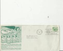 CANADA 1967– FDC  CHRISTMAS 1967 (DESIGN 3 )- ADDR TO GRANDE PRAIRIE – ALBERTA  W 1 ST  OF 5 C POSTM OTTAWA-ONT OCT 11 - 1961-1970