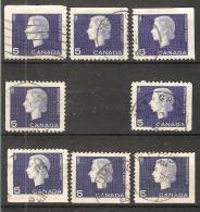Canada  1962  QE II  (o) - Single Stamps