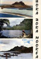 (234) Older Tahiti Postcard - French Polynesia - Polynésie Francaise - Bora Bora And Moorea - French Polynesia