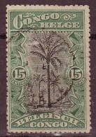 - CONGO BELGE - YT N° 66 Oblitéré - Cocotiers - Used Stamps