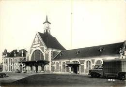 02 CHAUNY LA GARE AVEC CAMION EN GROS PLAN - Chauny