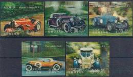 1971 BHOUTAN PA 88-92** Voitures Anciennes, Rolls Royce - Bhután