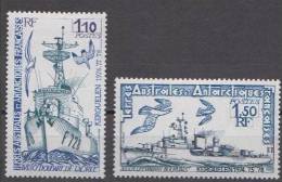 TAAF 1980 - Antarctic - Birds - Ship - Mi 138-39 - MNH - Neufs