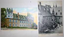 Cpa Lot 2x RARE Schloss Burg A D Wupper Cour Kapelle Schlossbau Verein N° 27 Et 12  +- 1910 - Wuppertal