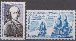 TAAF 1980 - Antarctic - Ship - Mi 140-41- MNH - Ungebraucht