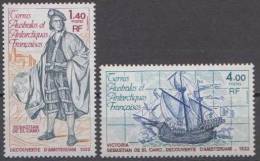 TAAF 1980 - Antarctic - Ship - Mi 142-43- MNH - Nuovi