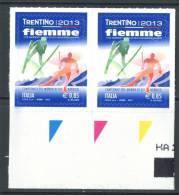 ITALIA / ITALY 2013** - Camp. Del Mondo Sci Nordico "Fiemme 2013 - Coppia Autoadesiva Come Da Scansione - 2011-20: Mint/hinged