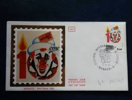 32/748   FDC   MONACO - Circus