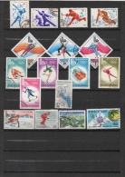 HONGRIE. TCHECOSLOVAQUIE. ROUMANIE. NIGER.ROUMANIE. DJIBOUTI. CONGO ST TOME.    Lake Placid 1980.Jeux Olympiques Olympic - Invierno 1980: Lake Placid