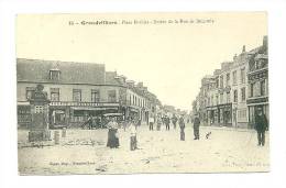 60 - Grandvilliers Place Barbier Entrée De La Rue De Beauvais Animation - Grandvilliers