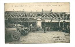 60 - Grandvilliers Pendant La Grande Guerre Réparation D'autos - Grandvilliers