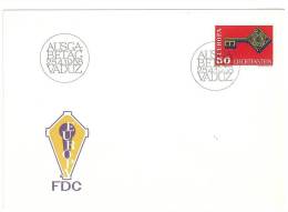 EUROPA CEPT - FDC  - LIECHTENSTEIN  - ANNO 1968 - 1 FDC - 1968