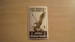 Italian East Africa  1938  Scott #2  Unused - Italienisch Ost-Afrika