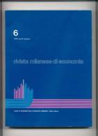 RIVISTA MILANESE DI ECONOMIA - Diritto Ed Economia