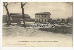 MONFLANQUIN - N° 171 - LA GARE DES TRAMWAYS - COUR EXTERIEURE - Monflanquin