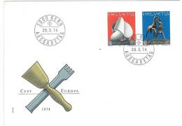 EUROPA CEPT - FDC - SVIZZERA  - ANNO 1974 - 1 FDC - 1974