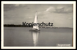 ALTE POSTKARTE DOLGENBRODT HEIDESEE SEEbei Königswusterhausen Segelboot Sailing Boat Voilier Yole Postcard Ansichtskarte - Koenigs-Wusterhausen