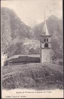 CPA - (Suisse) église De Finhaut Et Le Glacier Du Trient - Finhaut