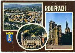 68 ROUFFACH ++ Vue Aérienne - Château D'Isenbourg - La Cathédrale ++ - Rouffach