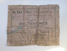 Nord 59 Solesmes , 1ère Guerre Mondiale 10 Centimes - Bons & Nécessité