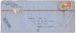 TZ1396 - GOLD COAST , Lettera Commerciale RACCOMANDATA Del 8/12/1949 - Gold Coast (...-1957)
