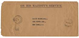 Delcampe - TZ1398 - GOLD COAST , Lettera 7/6/1939 ON HIS MAJESTY'S SERVICE - 1859-1963 Crown Colony