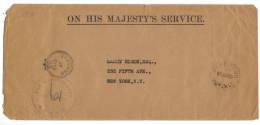 TZ1398 - GOLD COAST , Lettera 7/6/1939 ON HIS MAJESTY'S SERVICE - 1859-1963 Crown Colony