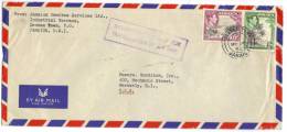 TZ1399 - JAMAICA , Lettera Per Gli Stati Uniti. Timbretto : " Insufficiently Paid For...air Mail" - Jamaica (...-1961)