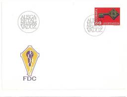 EUROPA CEPT  - FDC - LIECHTENSTEIN  - ANNO 1968 - FDC - 1968