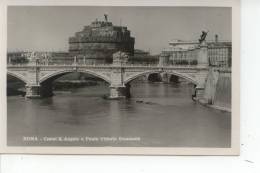 Roma Castel S. Angelo E Ponte Vittorio Emanuele - Castel Sant'Angelo