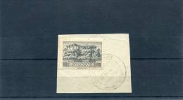 1942-Greece- "Pantokrator Monastery-Mt. Athos" 100dr. Stamp Used On Paper Fragment [Athinai 23.6.1944] - Used Stamps