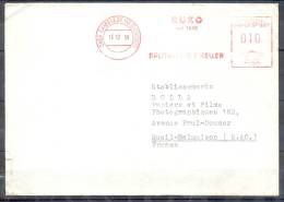 Lettre Cachet EMA   OBER RAMSTADT     Le 16 12 59 Entete  PUB  BUKO Seit 1898 - Briefe U. Dokumente