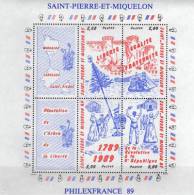 SAINT PIERRE & MIQUELON. Philexfrance 1989.  B-F Neuf ** Yv.# 3.  Cote  11.50 € - Ongebruikt