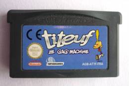 JEU NINTENDO GAME BOY ADVANCE - TITEUF ZE GAG MACHINE - Game Boy Advance