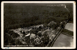 ALTE POSTKARTE GRAEBENDORF LANDHAUS GLIENKE KREIS TELTOW FLIEGERAUFNAHME Bei Heidesee Königswusterhausen Cpa Postcard AK - Koenigs-Wusterhausen