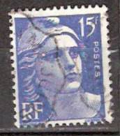 Timbre France Y&T N° 886 (06) Obl.  Marianne De Gandon.  15 F. Outremer. Cote 0,15 € - 1945-54 Marianne Of Gandon