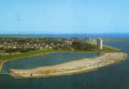 01173 BÜSUM - Blick Auf Den Sandstrand In Der Perlebucht Und Den Ort - Buesum