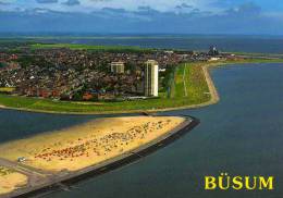 01179 BÜSUM - Blick Auf Die Perlebucht Und Den Ort - Buesum