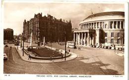 Midland Hotel And Central Library, Manchester - & Bus - Manchester