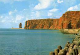 01214 HELGOLAND - Blick Auf Die Westküste Und Die Lange Anna - Helgoland